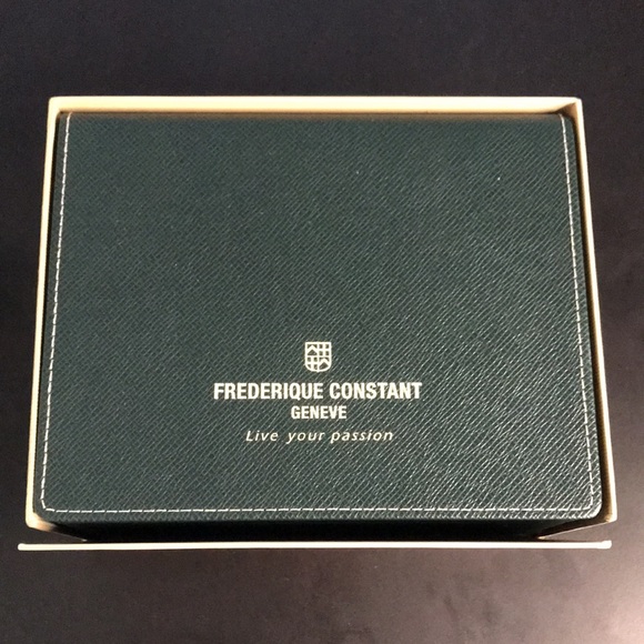 Frederique Constant Classics Business Timer Moonphase Mens Gold Watch - Picture 7 of 8